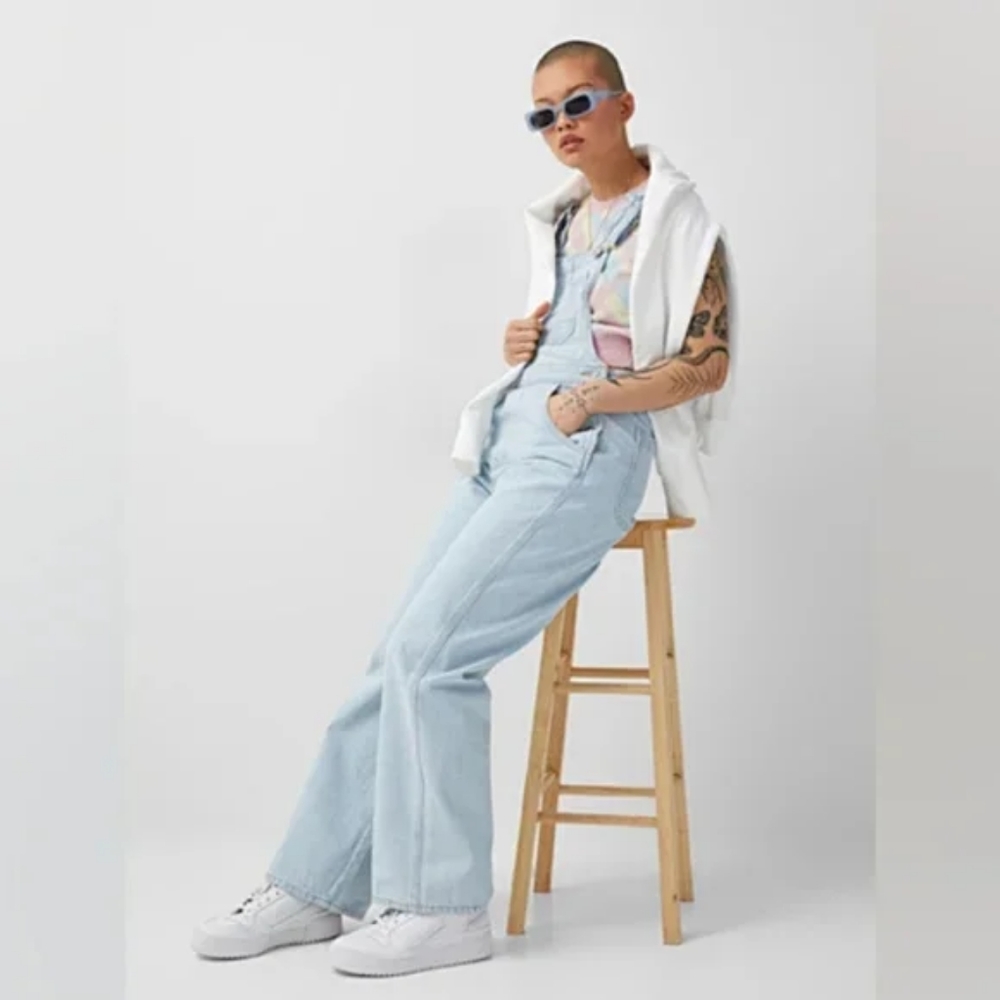 Levi's Loose Fit Overalls Light Wash - Picture 4 of 8